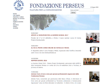 Tablet Screenshot of fondazione-perseus.org
